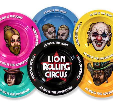 Cenicero Lion Rolling Circus