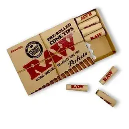 Tips Pre-Rolled x21u RAW Cone