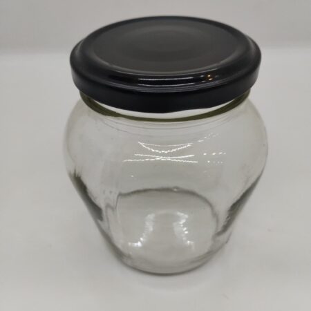 Frasco Transparente con Tapa Almendra