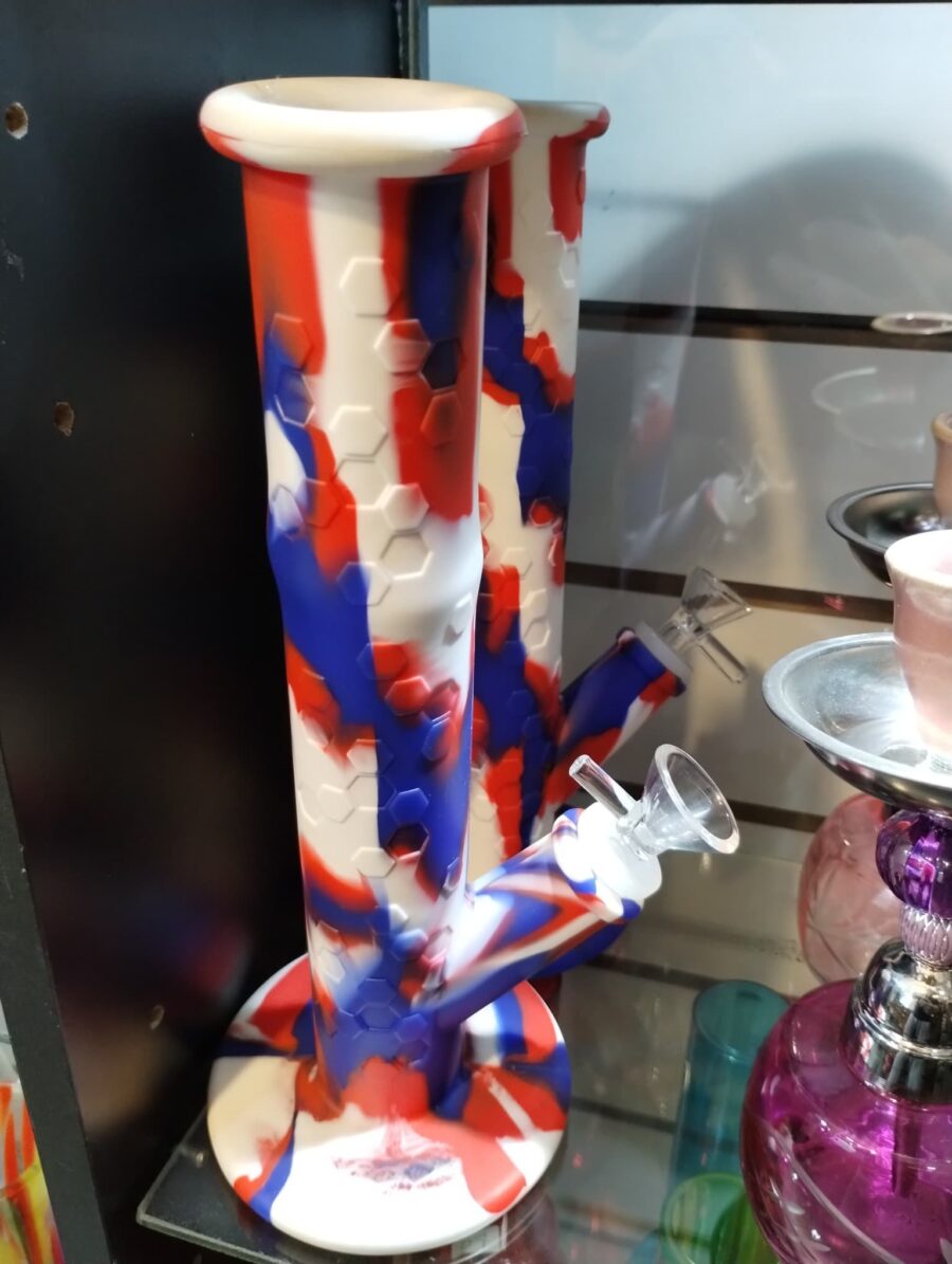 Bong Silicona Tubo Largo 25,5cm