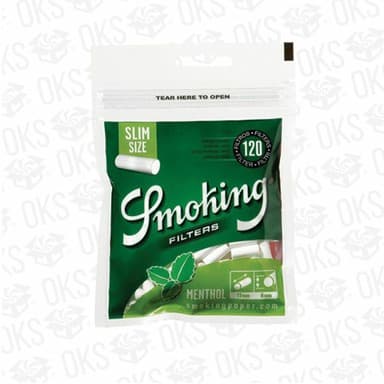 Filtro Smoking Slim Mentol