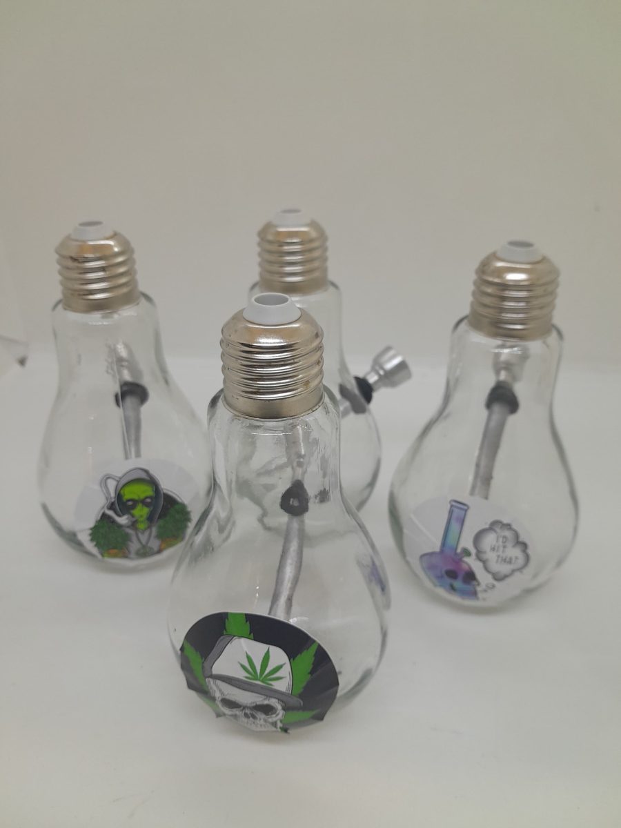 Bong Vidrio Foco Calavera - Imagen 2
